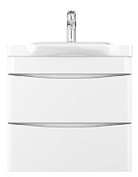 Am.Pm Тумба с раковиной Like 65 подвесная, белый, глянец